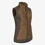Blaser Dam Fleece Vest Kora Mörkbrun Höger