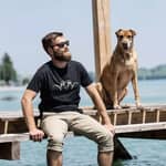 Blaser Herr T-Shirt ARGALI Svart På Modell 1