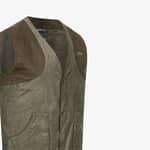 Blaser Herrväst Vintage Wing Olivgrön Melange Svart Detalj