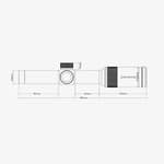 Kite B6 1-6x24i Dimensioner
