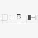 Kite B6 2-12x50i Dimensioner