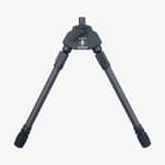 Baksidan av Spartan Javelin Pro Hunt Tac benstöd med kolfiberben och logotyp.