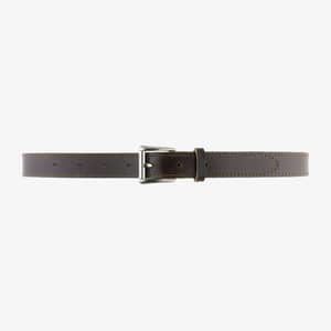 Läderbälte 30 mm Brun Stängt