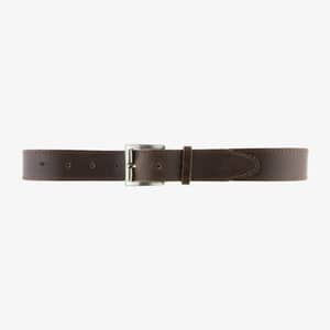 Läderbälte 40mm Brun Stängd