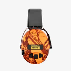 Sordin SUPREME PRO X BLAZE LED, GEL RINGS-BLACK vänster