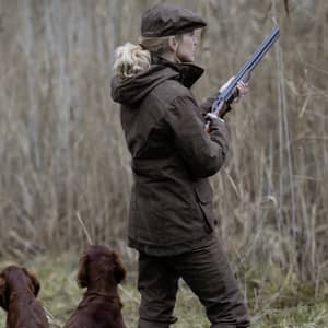 Blaser Dambyxor Vintage Celina Mörkbrun Melange På Modell 1