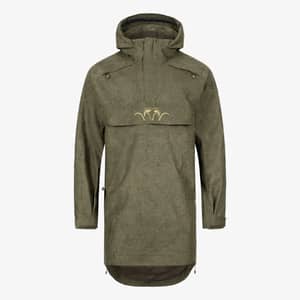 Blaser Herr Anorak Vintage Smock Laurent Olivgrön Melange Svart