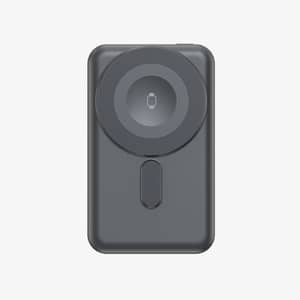 Hunter Powerbank BP-Slim 2 sedd framifrån med magnetisk yta för trådlös laddning.
