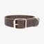 hundhalsband läder 25mm brun