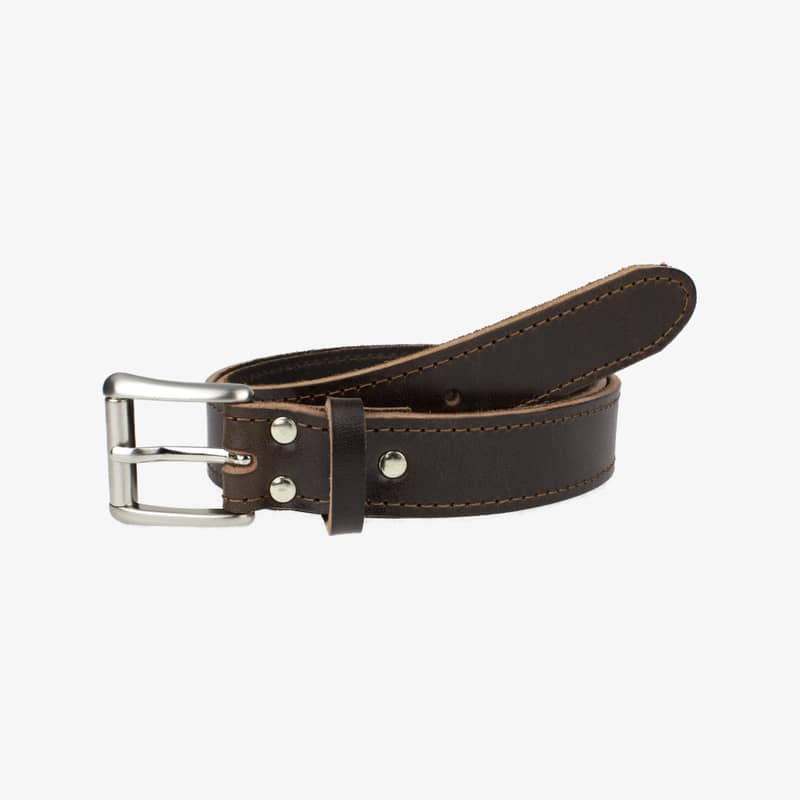 Läderbälte 30 mm Brun Läderbälte 30 mm Brun