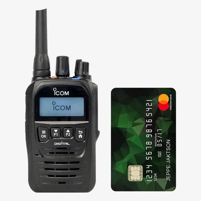 Icom Prohunt D52 Digital/Analog Storlek