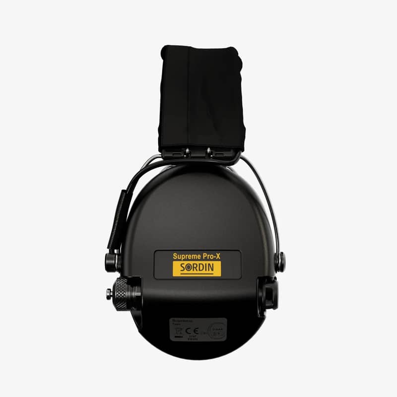 Sordin SUPREME PRO X BLACK-BLACK höger