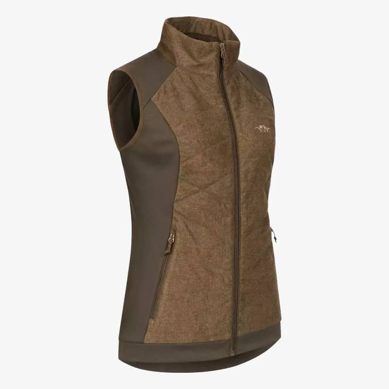 Blaser Dam Fleece Vest Kora Mörkbrun Höger