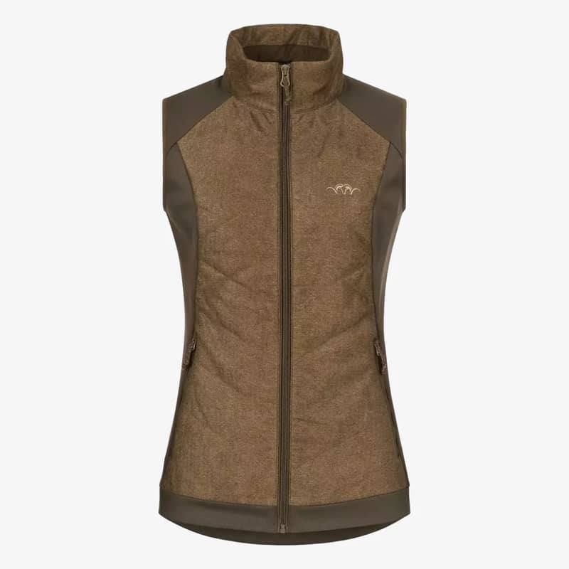 Blaser Dam Fleece Vest Kora Mörkbrun