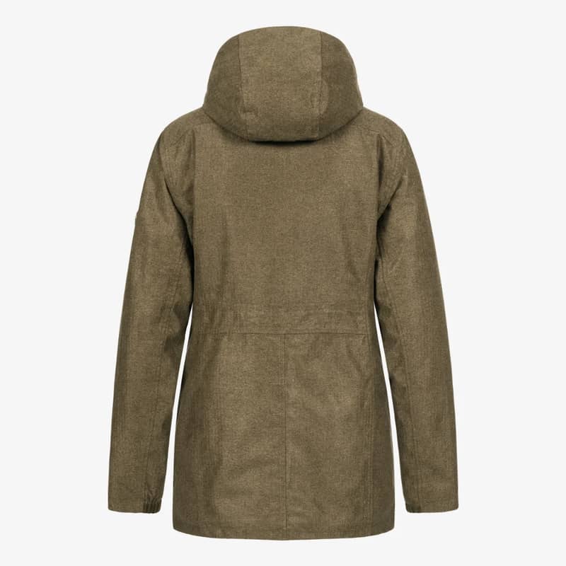 Blaser Dam Vintage Jacka Celine Mörkbrun Melange Bak