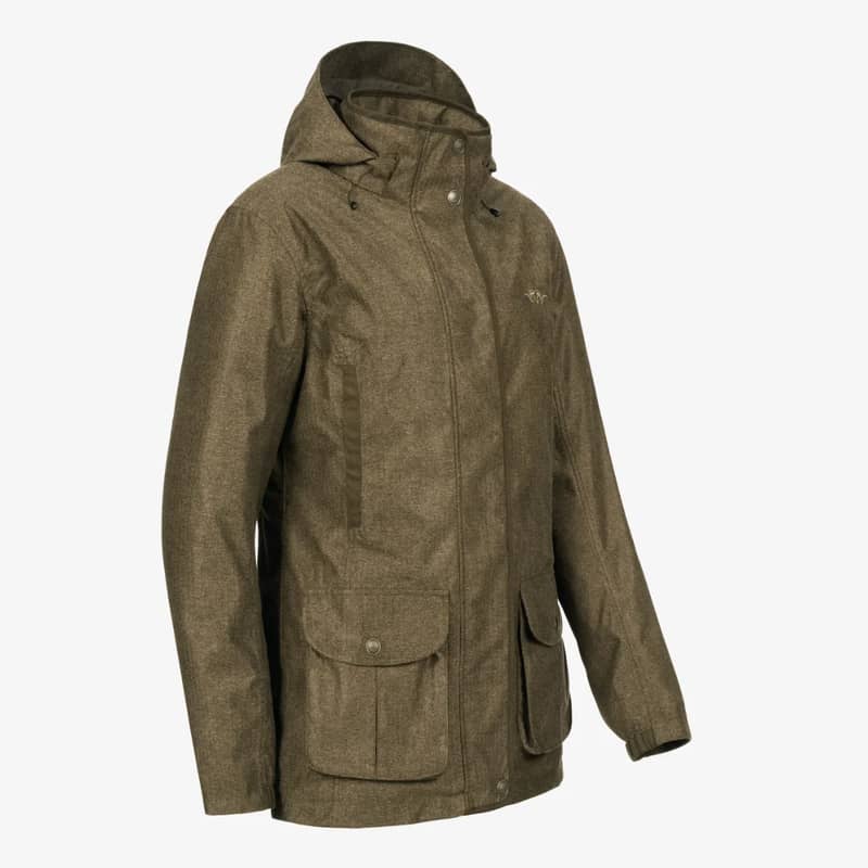 Blaser Dam Vintage Jacka Celine Mörkbrun Melange Höger