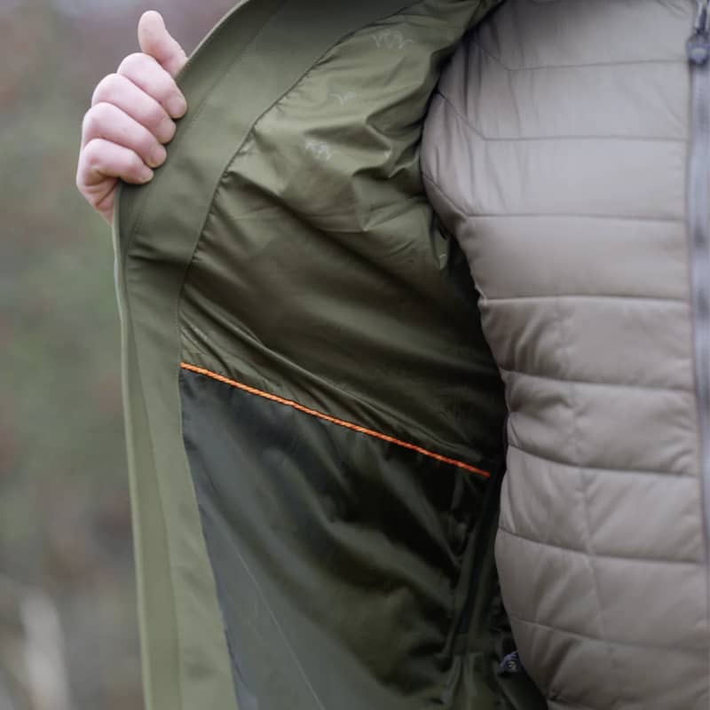 Blaser Herr Striker Jacka Mörk Olivgrön På Modell 4