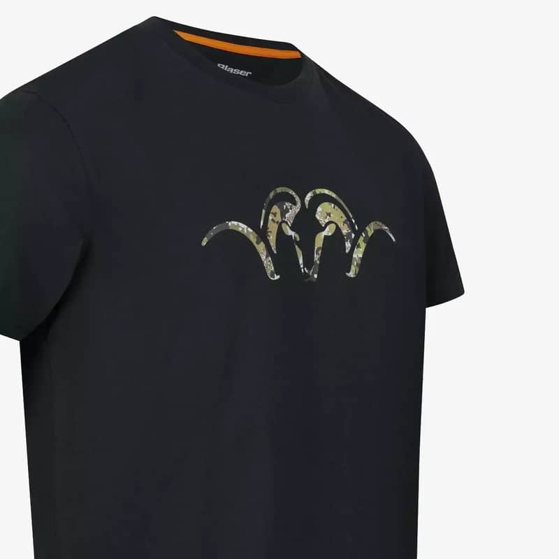 Blaser Herr T-Shirt ARGALI Svart Nära