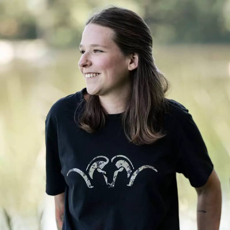 Blaser Herr T-Shirt ARGALI Svart På Modell 2