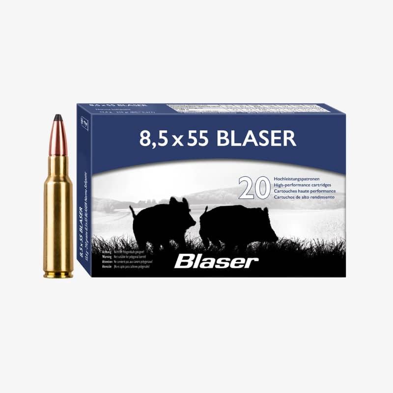 Blaser Ammunition 8,5x55 Blaser Norma Softpoint 210 Grain