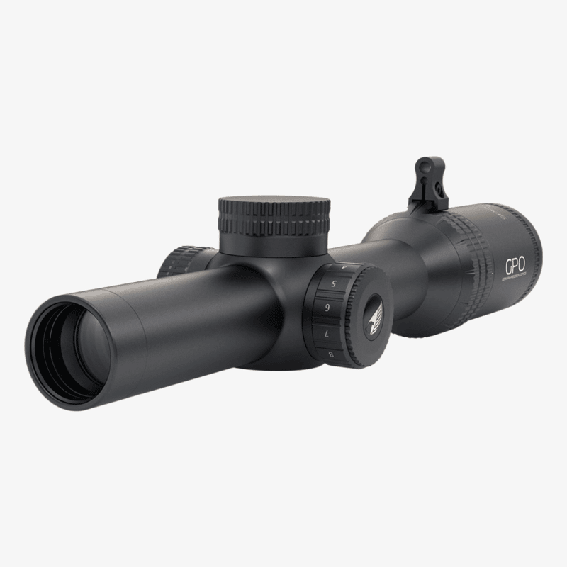 gpo-spectra-8x-1-8x24i-g4i-vinklad-framvy GPO Spectra 8x 1-8x24i G4i kikarsikte i vinklad framvy