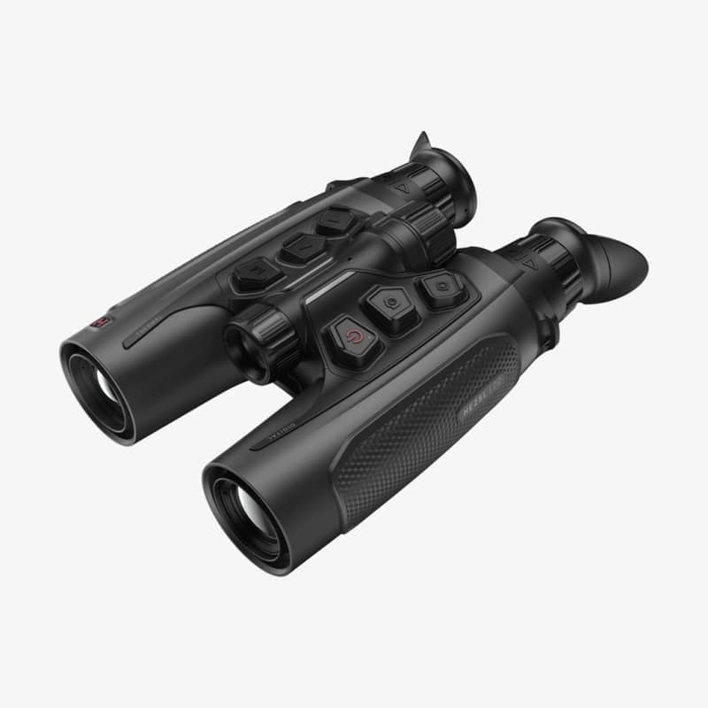 hikmicro-habrok-4k-he25l-20-vinklad-ovanifran Hikmicro Habrok 4K HE25L 2.0 digital och termisk kikare sedd vinklad ovanifrån