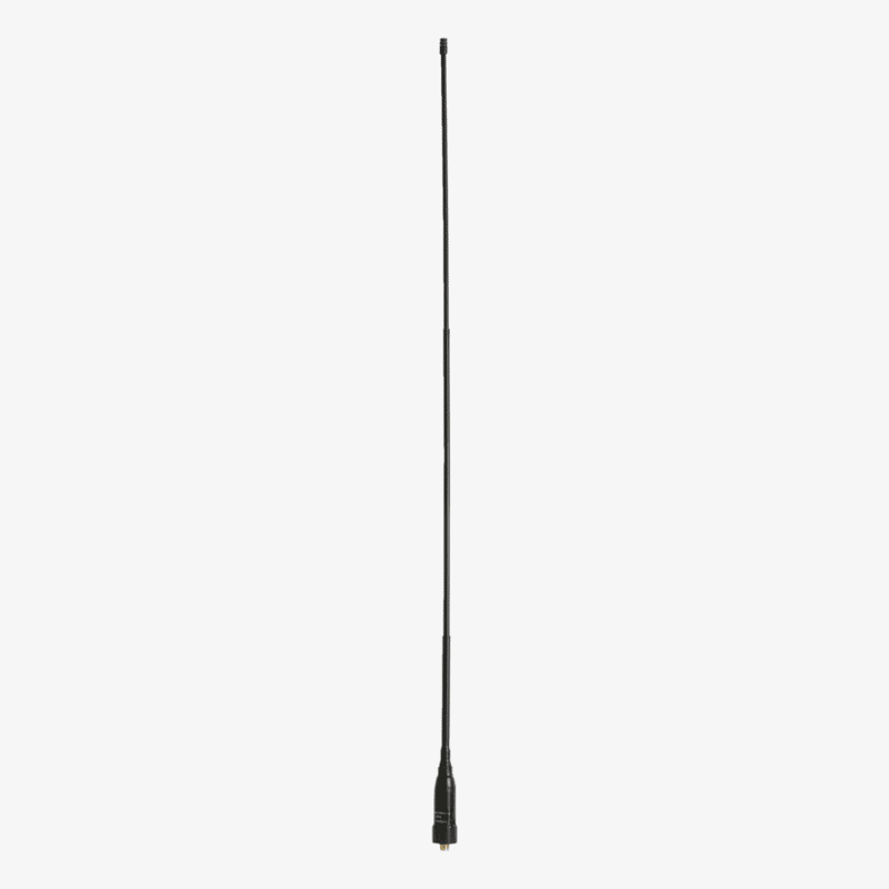 Hunter skogsantenn 155 MHz med SMA-kontakt sedd från sidan