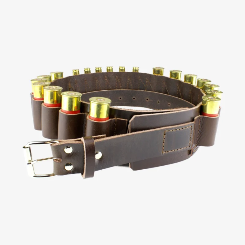 Patronbälte kombi brun hero