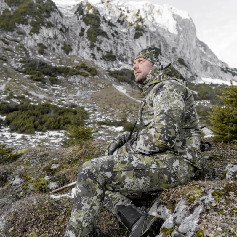 Blaser Herrjacka Resist 3L Huntec Camouflage På Modell 2