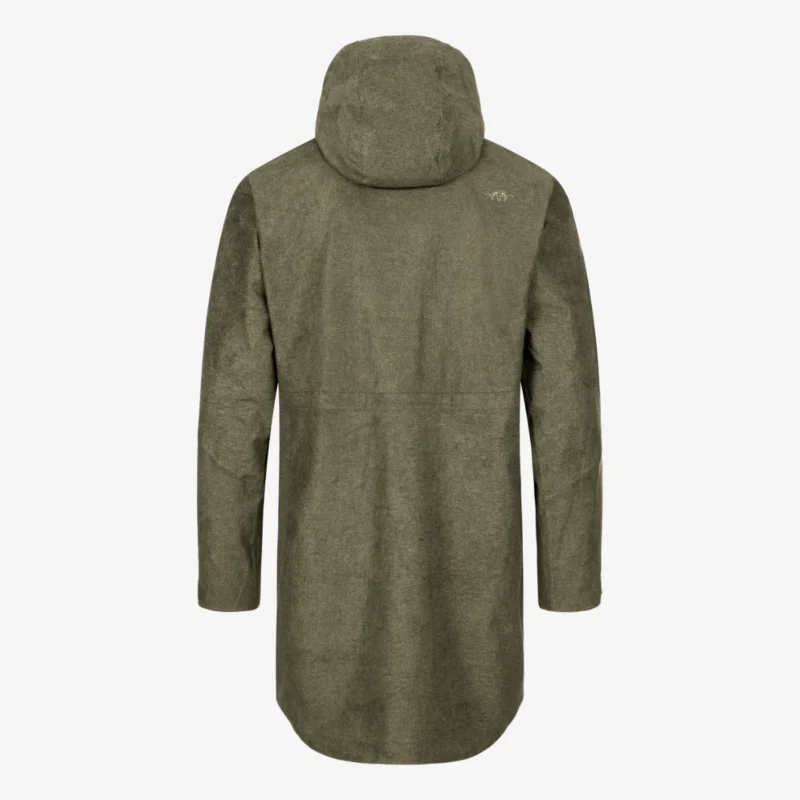 Blaser Herr Anorak Vintage Smock Laurent Olivgrön Melange Svart Bak